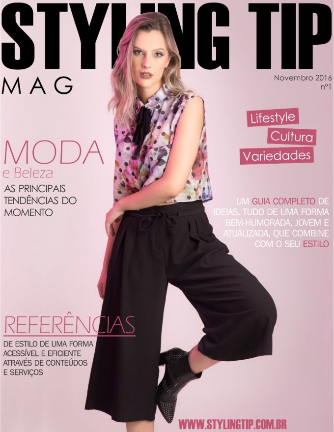 Capa da revista STYLING TIP MAG - Novembro 2016