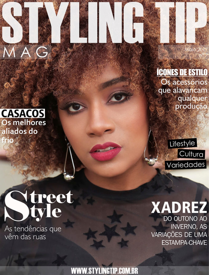 Capa da revista digital STYLING TIP maio 2017