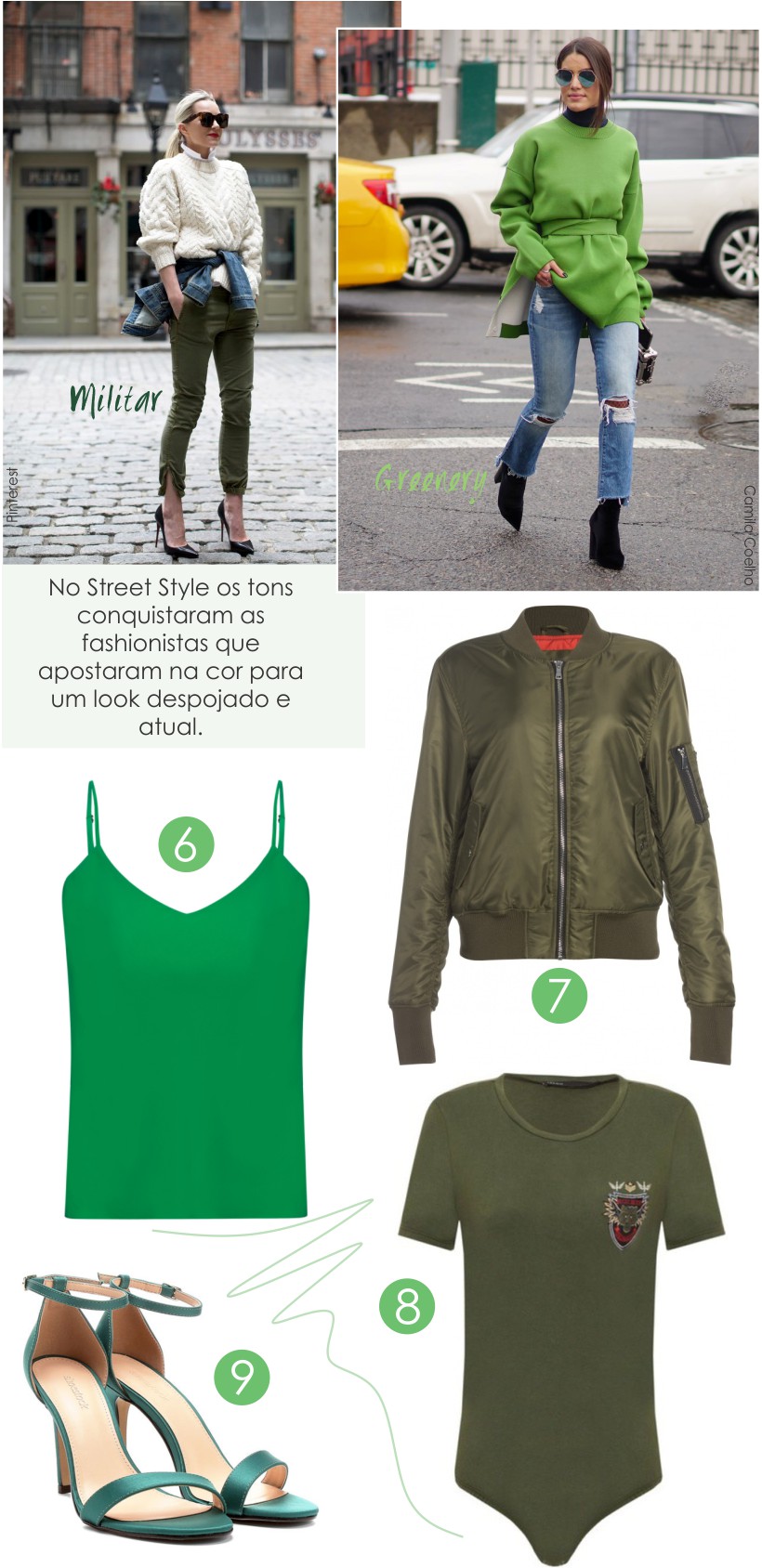 Dicas de como usar Verde na Moda