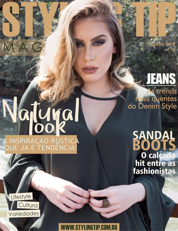 Capa Agosto 2017 da revista digital STYLING TIP