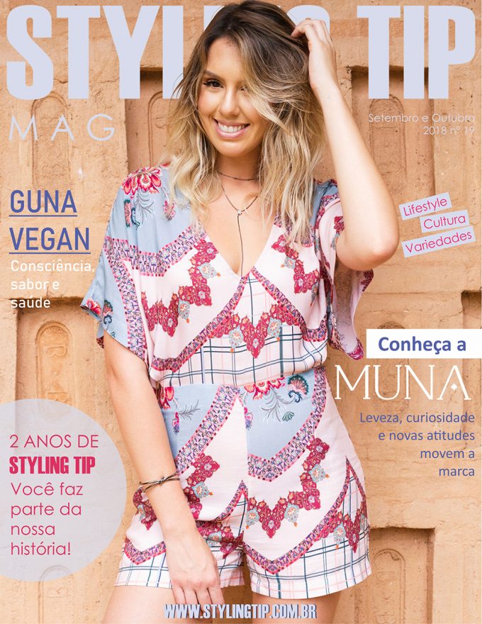 Capa Setembro/Outubro de 2018 da STYLING TIP Mag.